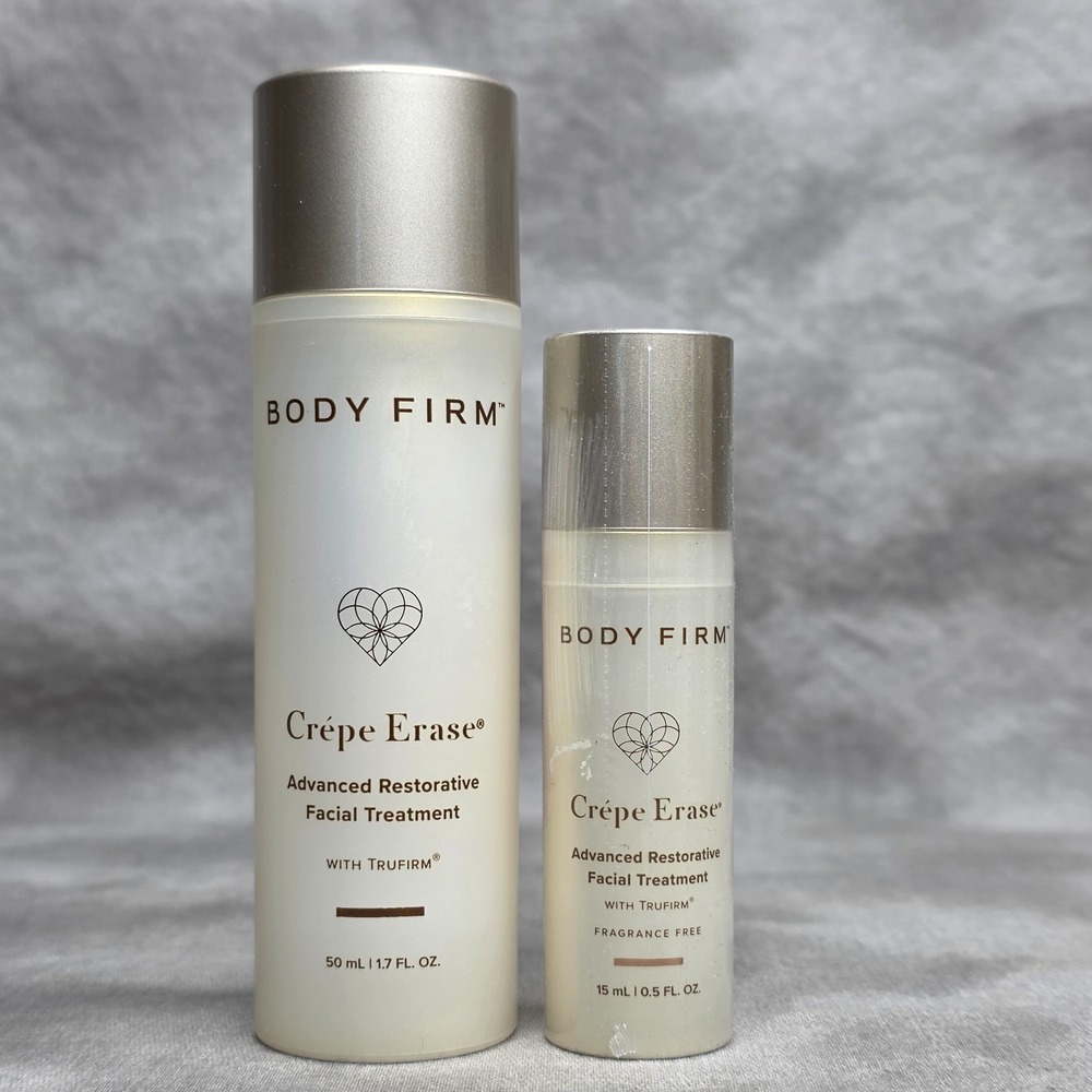 (X2) Crepe‎ Erase Advanced Facial Restorative Treatment 1.7 oz & .5 oz Body Firm